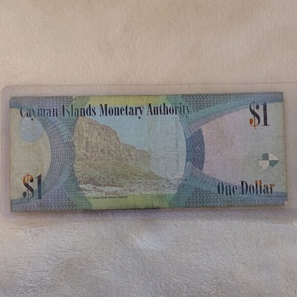 O8 2010 $1 CAYMAN ISLANDS MONETARY AUTHORITY BANK NOTE - Picture 4 of 6